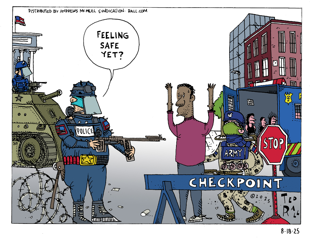 Comic by Ted Rall
